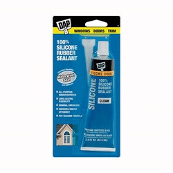 DAP Window and Door Sealant Clear  40 to 400 deg F 2.8 fl oz Squeeze Tube
