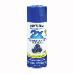 RUST OLEUM PAINTER'S Touch Gloss Spray Paint Gloss Deep Blue 12 oz Aerosol Can