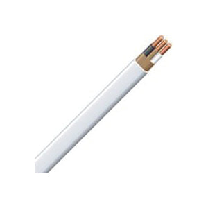 Southwire Building Wire 14 AWG Wire 2-Conductor 100 ft L Copper Conductor PVC Insulation Nylon Sheath