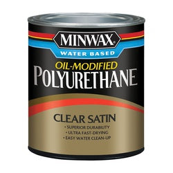 Minwax Polyurethane Paint Liquid Clear 1 qt Can