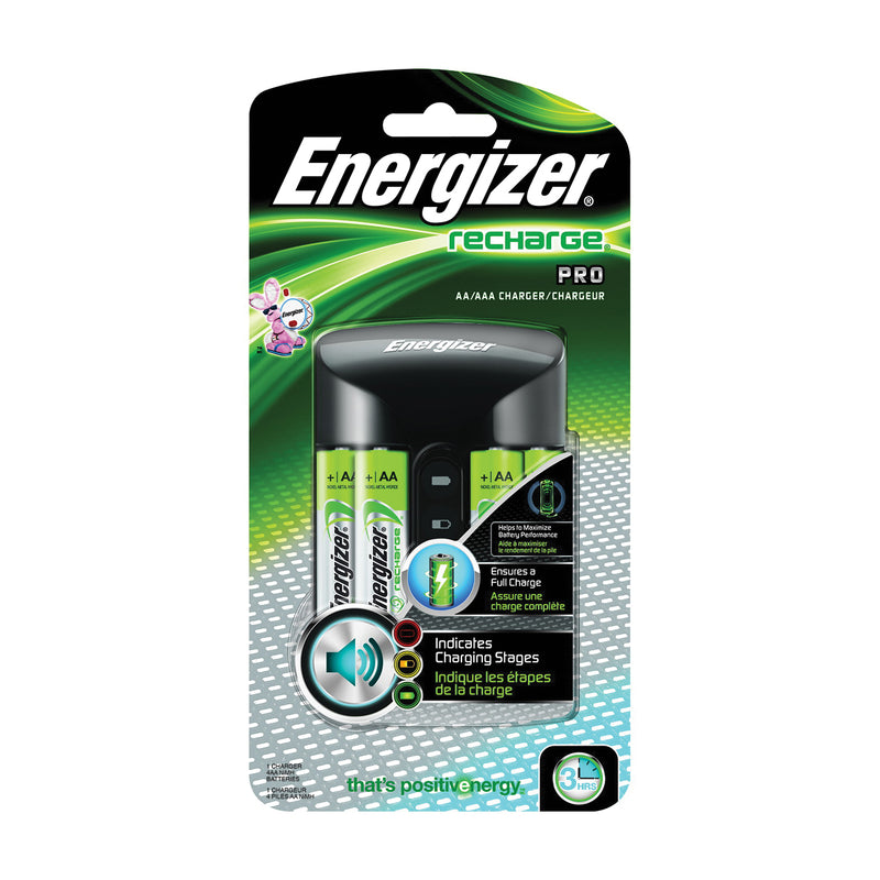 Energizer Battery Charger AA AAA Battery Nickel-Metal Hydride Battery 4-Battery Black