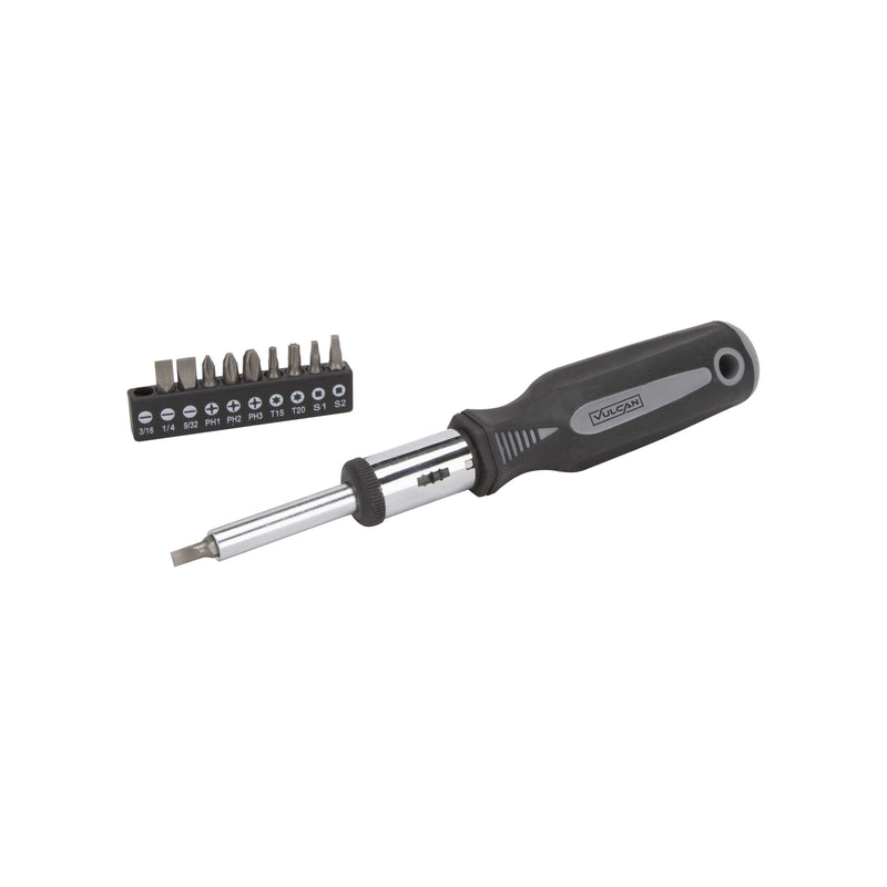 Vulcan Ratchet Screwdriver Cushion-Grip Handle