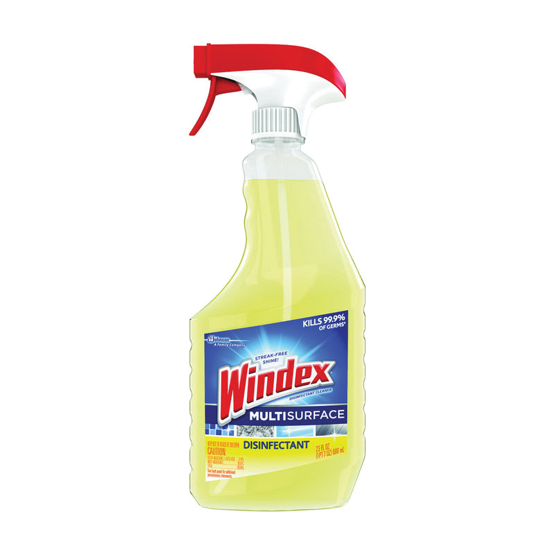 Windex Cleaner 23 oz Spray Bottle Liquid Citrus Yellow