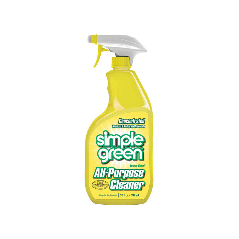 Simple Green All Purpose Cleaner 32 oz Spray Bottle Liquid Lemon Yellow