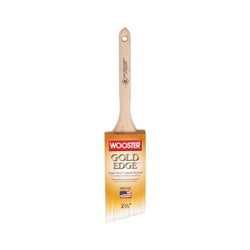 WOOSTER Paint Brush 2 1/2 in W 2 15/16 in L Bristle Polyester Bristle Sash Handle