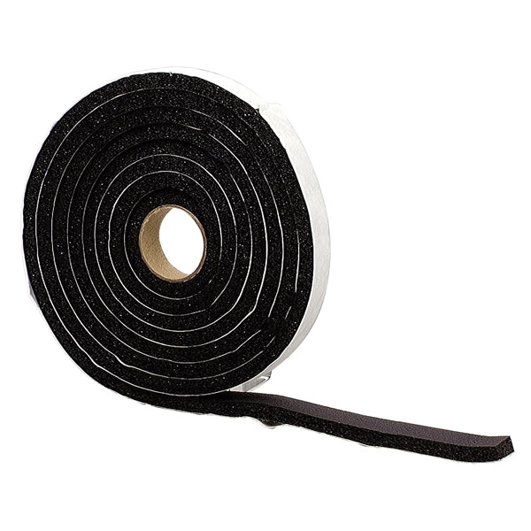 M-D Premium Weatherstrip Tape 1/2 in W 10 ft L Rubber Black