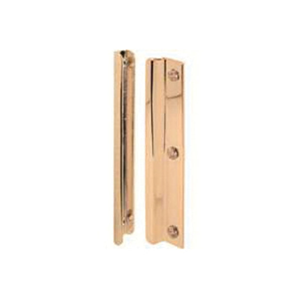 Defender Security Entry Door Latch Shield 6 in L Steel Brass