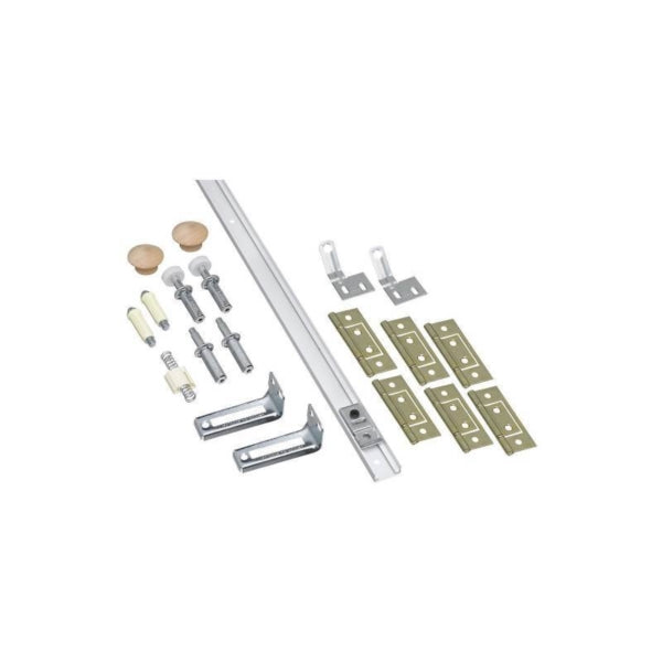 National Hardware Folding Door Hardware Set Steel Surface Mounting For: Bi-Fold Doors