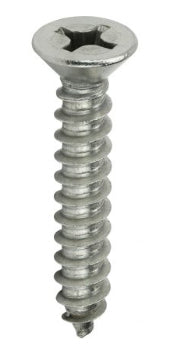 Phil Flat SMS SS Screw 12 x 1