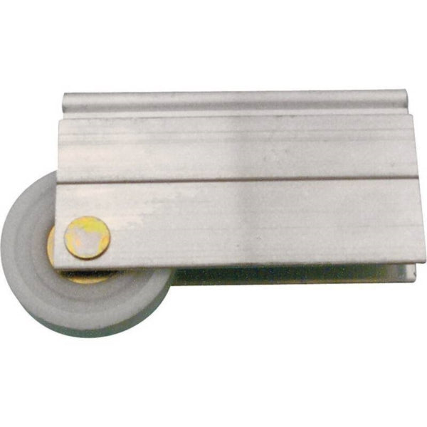 Prime-Line Roller Assembly 1-1/2 in Dia Roller 5/16 in W Roller Aluminum Silver 1-Roller 40 lb