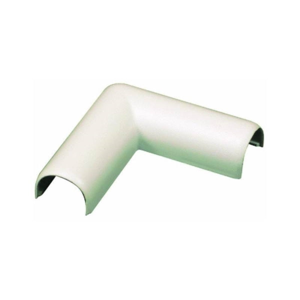 Legrand Wiremold Elbow Flat Wall Mount Plastic Ivory