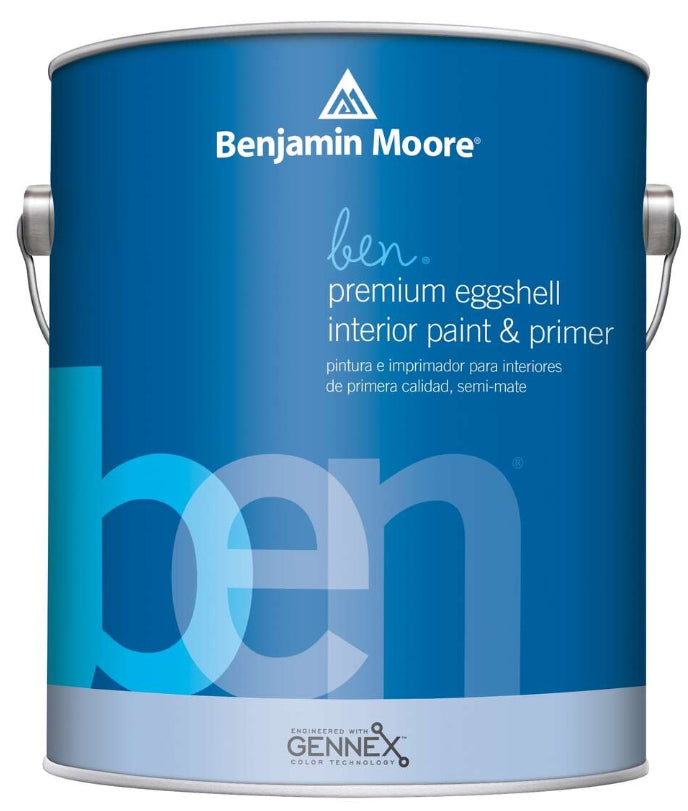 Benjamin Moore ben Interior Paint Eggshell Medium Base 5 gal