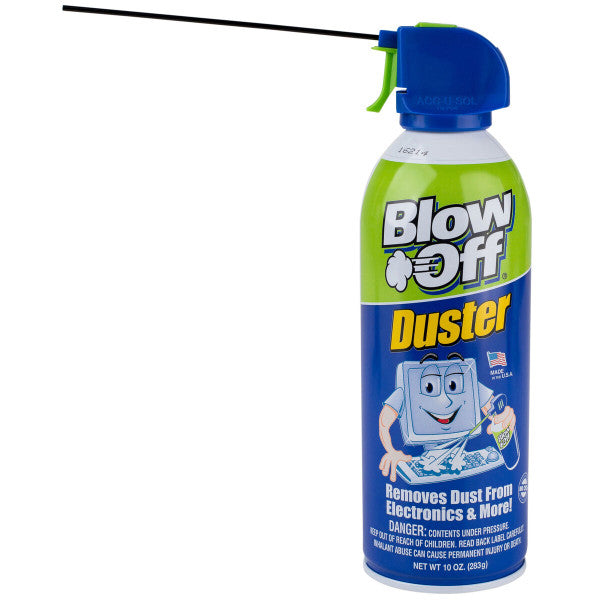 Blow Off Air Duster 8 oz Liquefied Gas Mild Slight Ether