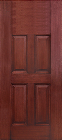 Four Panel Blank Top (002) Wood Grain