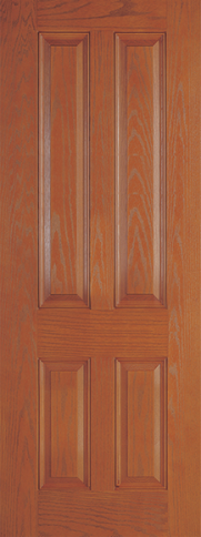 True Four Panel (003) Wood Grain