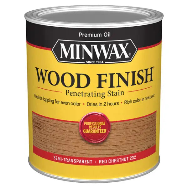 Minwax Wood Finish Wood Stain Red Chestnut Liquid 0.5 pt Can