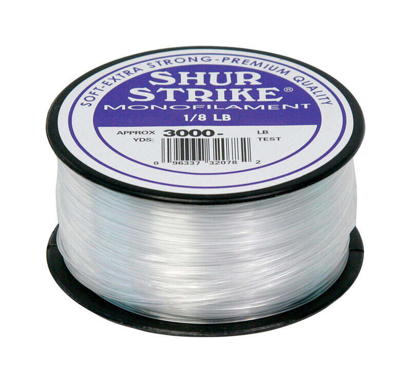 Shur Strike Monofilament Fishing Line 400 yd L Clear