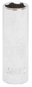 Vulcan Drive Socket Metric Measuring 3/8 in Drive 6 Point 12 mm Socket Chrome Vanadium Steel