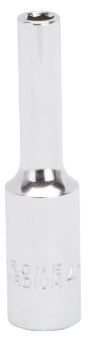 Vulcan Drive Socket Metric Measuring 1/4 in Drive 6 Point 8 mm Socket Chrome Vanadium Steel