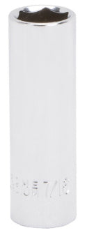 Vulcan Drive Socket SAE Measuring 1/4 in Drive 6 Point 7/32 in Socket Chrome Vanadium Steel